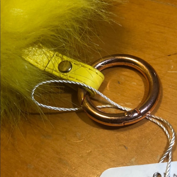 Free People XL Faux Fur Pompom Bag Charm - Picture 4 of 4
